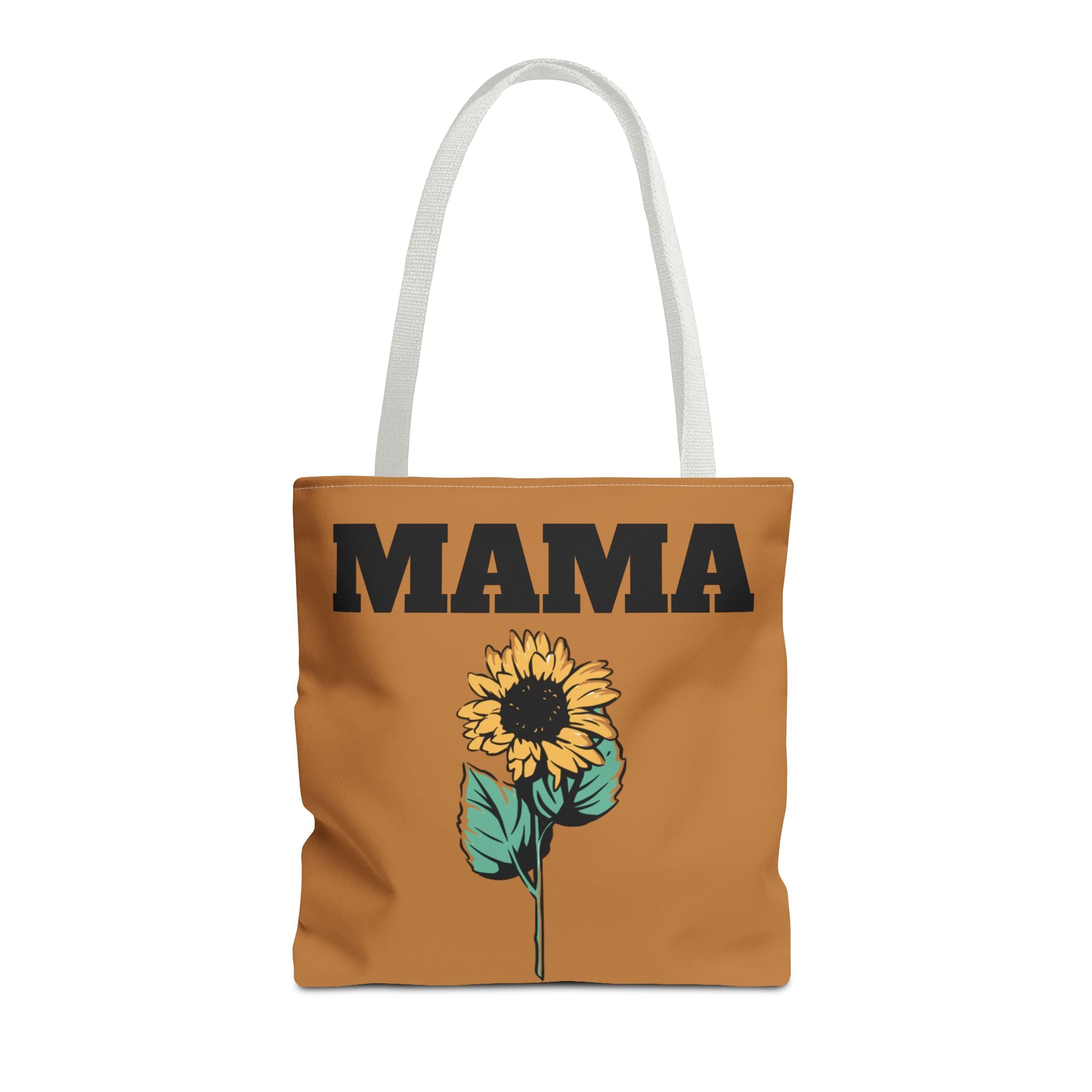 Sunflowers Mama Tote Bag - Multiple Sizes - Versatile and Cute Floral Design, Reusable Shopping Bag, Shoulder Bag, Beach Bag, Gift for Mom,