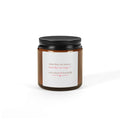 motivational Candle — Amber Jar with 'Some Days Are Messy' Inspirational Label
