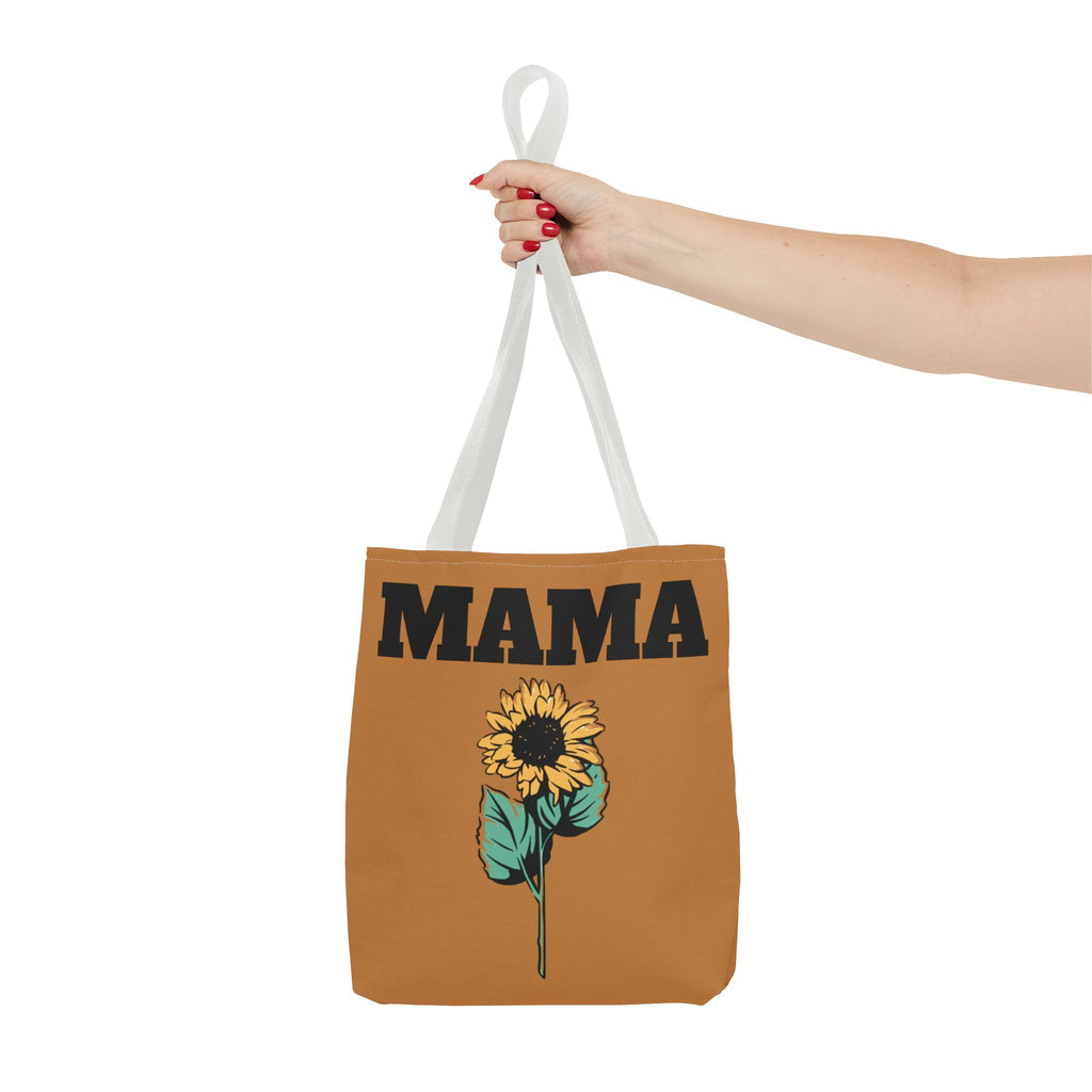 Sunflowers Mama Tote Bag - Multiple Sizes - Versatile and Cute Floral Design, Reusable Shopping Bag, Shoulder Bag, Beach Bag, Gift for Mom,