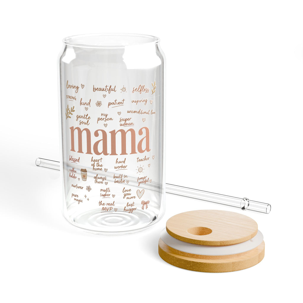 Mama Sipper Glass — 16oz Bamboo Lid Tumbler