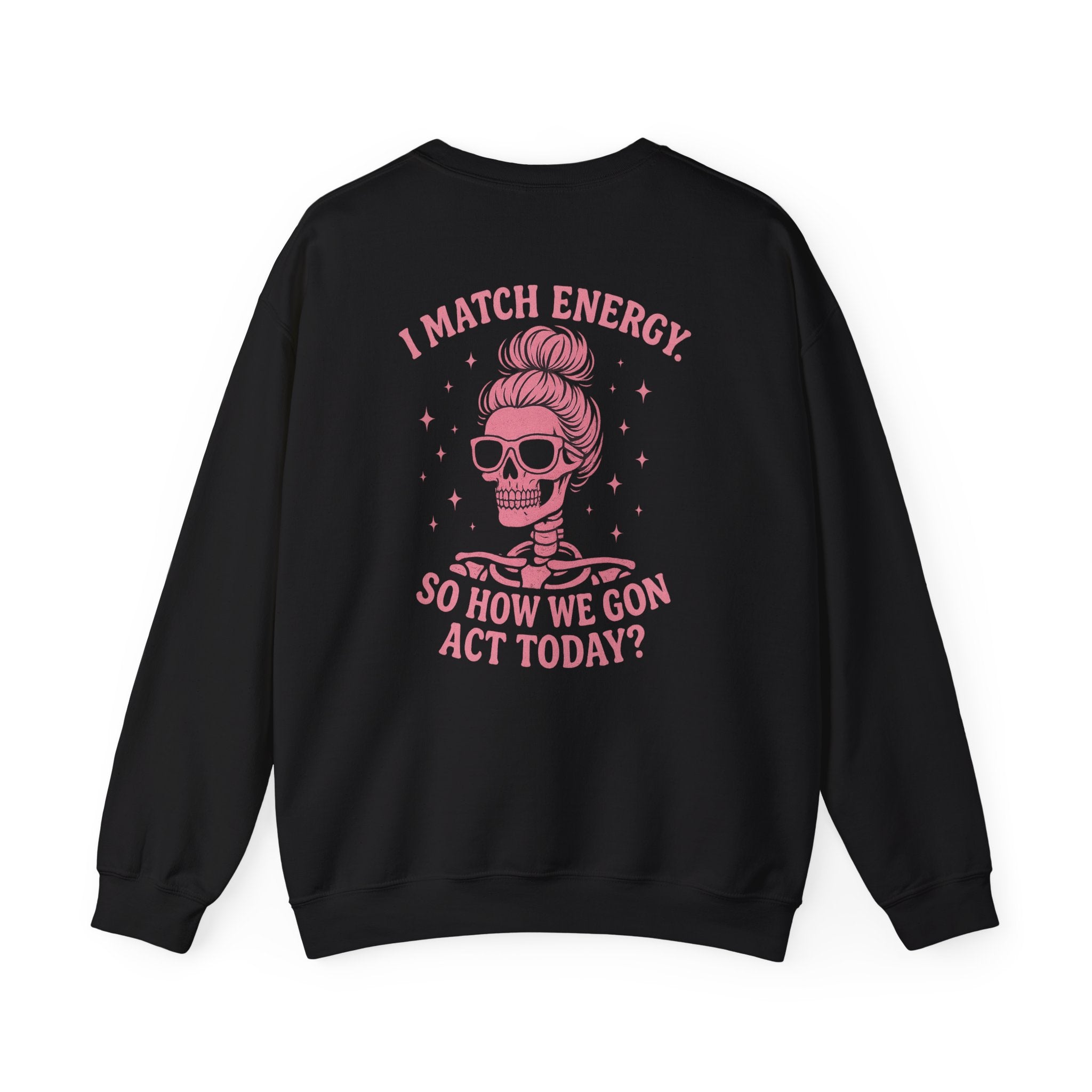 Trendy fun skull Crewneck Sweatshirt