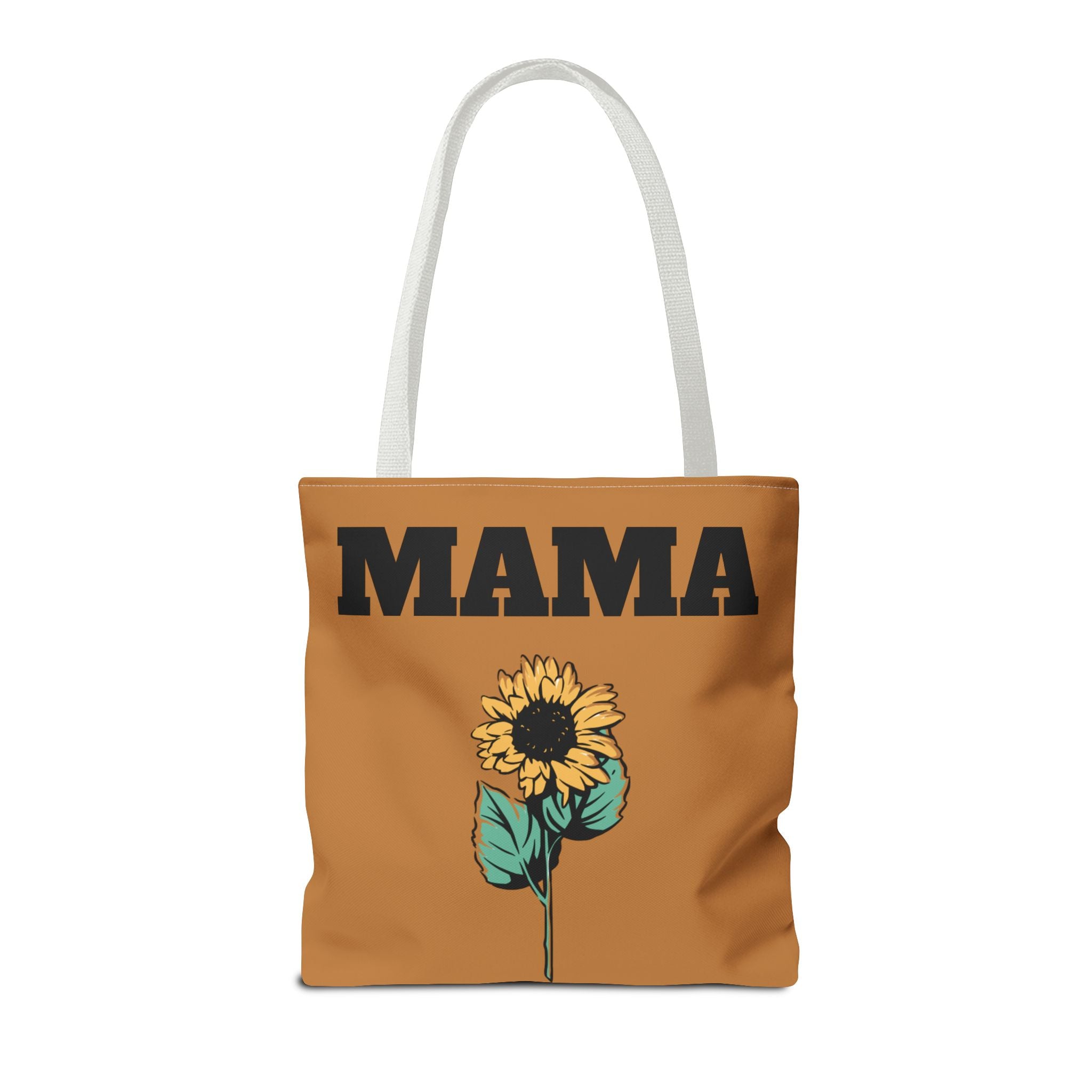 Sunflowers Mama Tote Bag - Multiple Sizes - Versatile and Cute Floral Design, Reusable Shopping Bag, Shoulder Bag, Beach Bag, Gift for Mom,