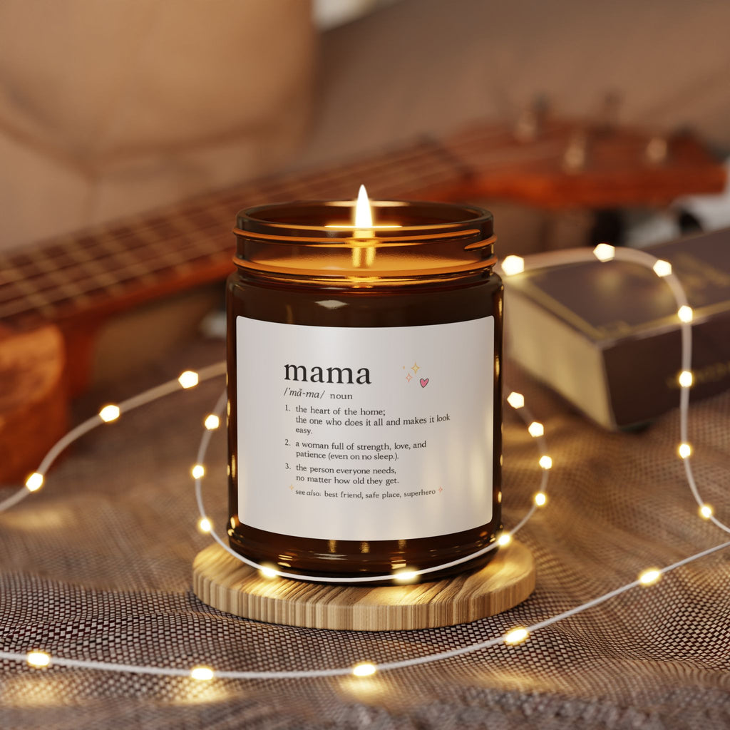 Mama Definition  Candle — Amber Jar Scented Candle (Gift for Mothers)
