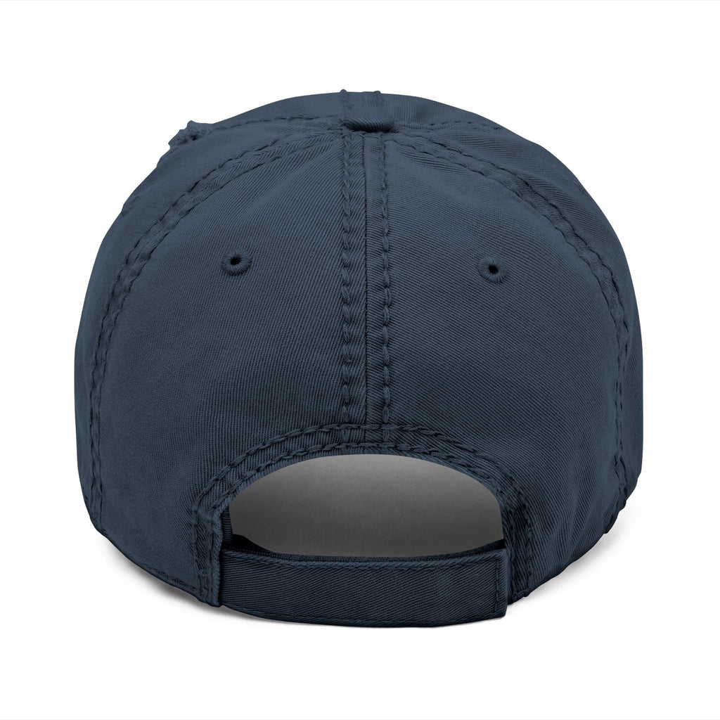 Mama Floral Embroidered Hat — Distressed Sunflower Mom Cap