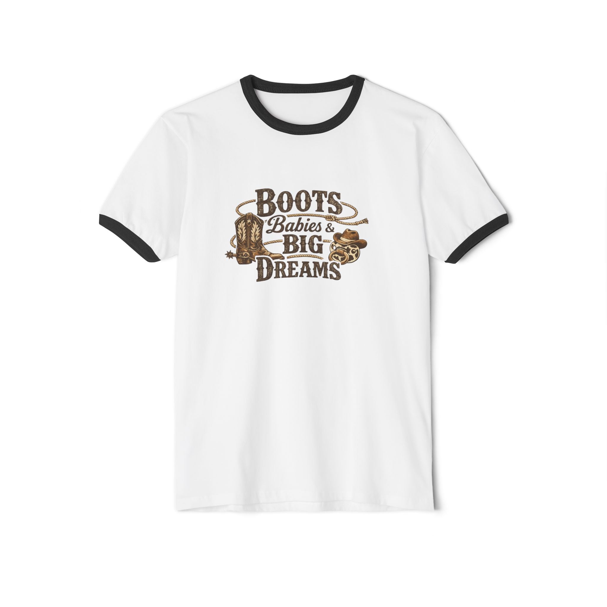 Boots Babies & Big Dreams T-Shirt — Western Cowboy Tee