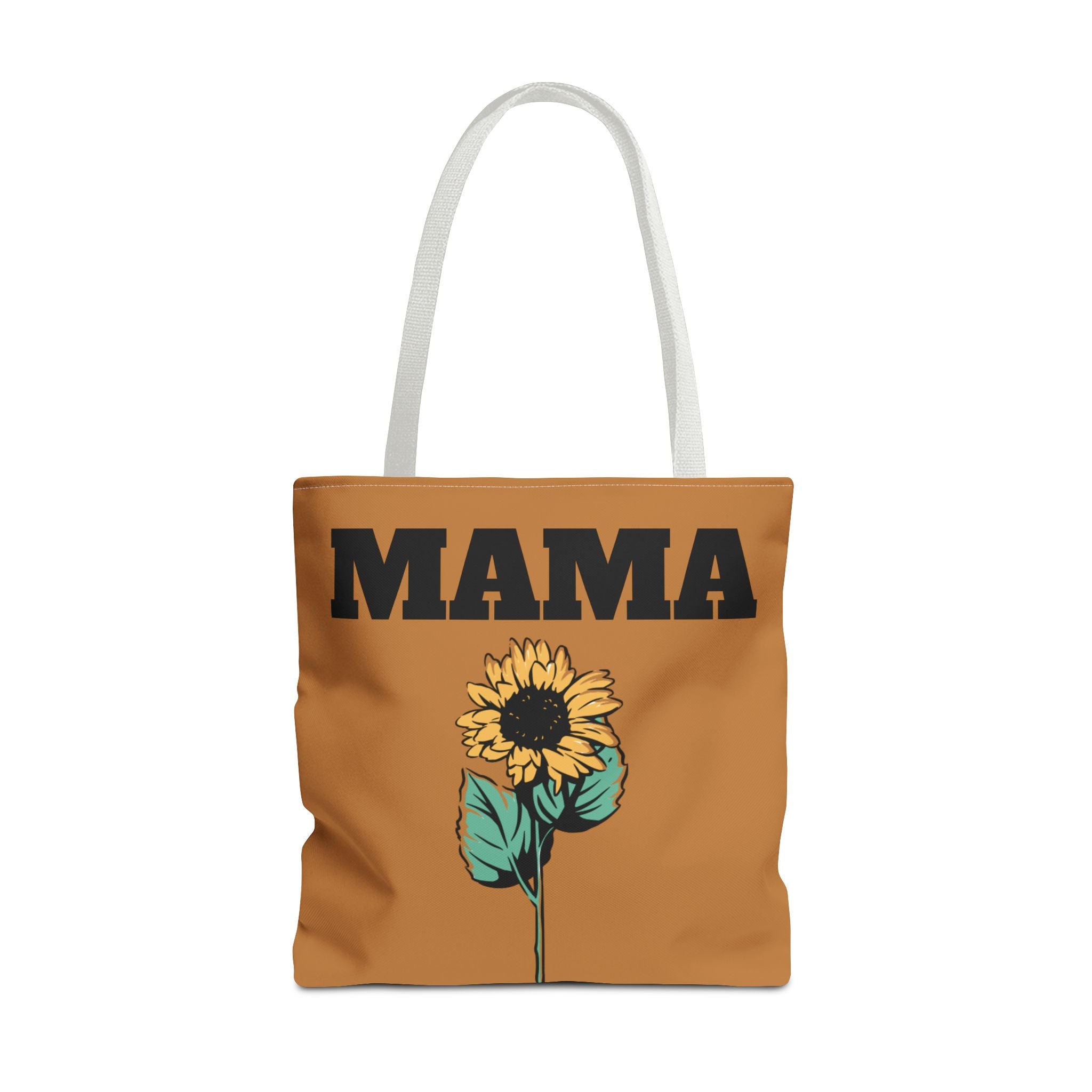 Sunflowers Mama Tote Bag - Multiple Sizes - Versatile and Cute Floral Design, Reusable Shopping Bag, Shoulder Bag, Beach Bag, Gift for Mom,