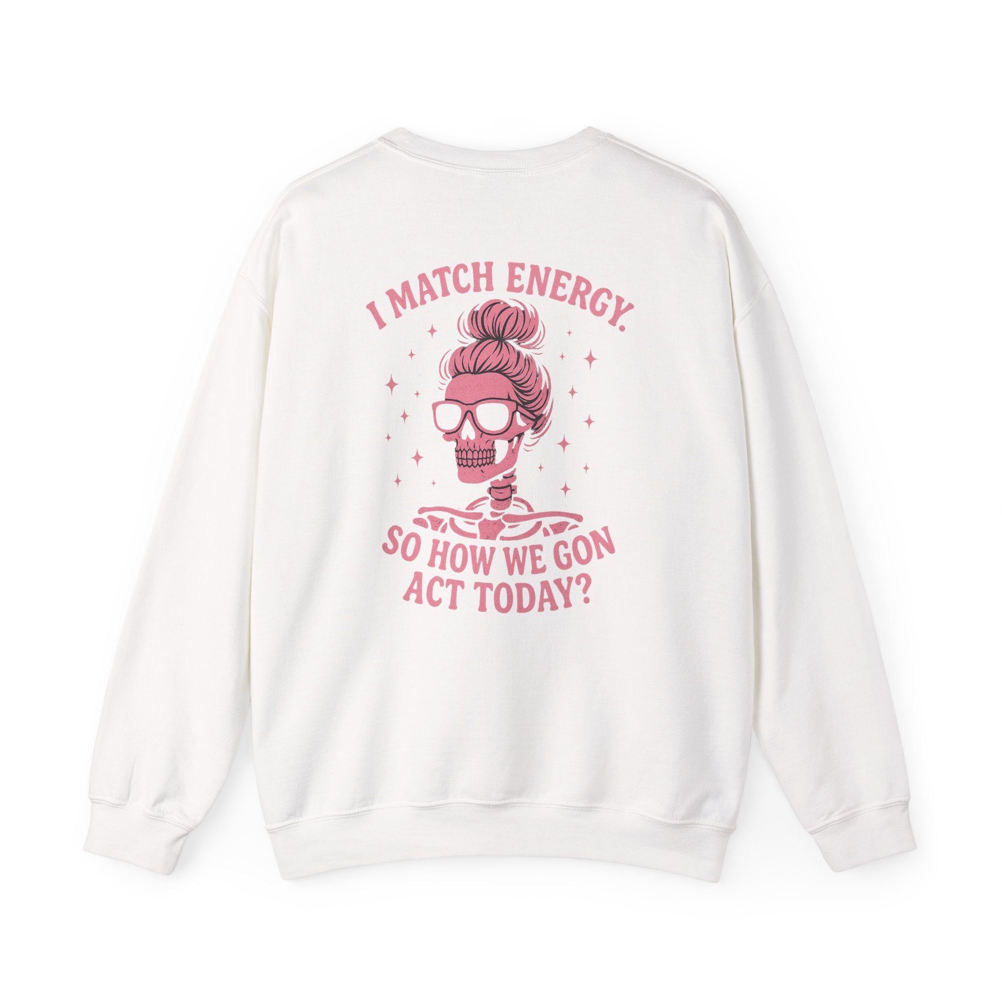 Trendy fun skull Crewneck Sweatshirt